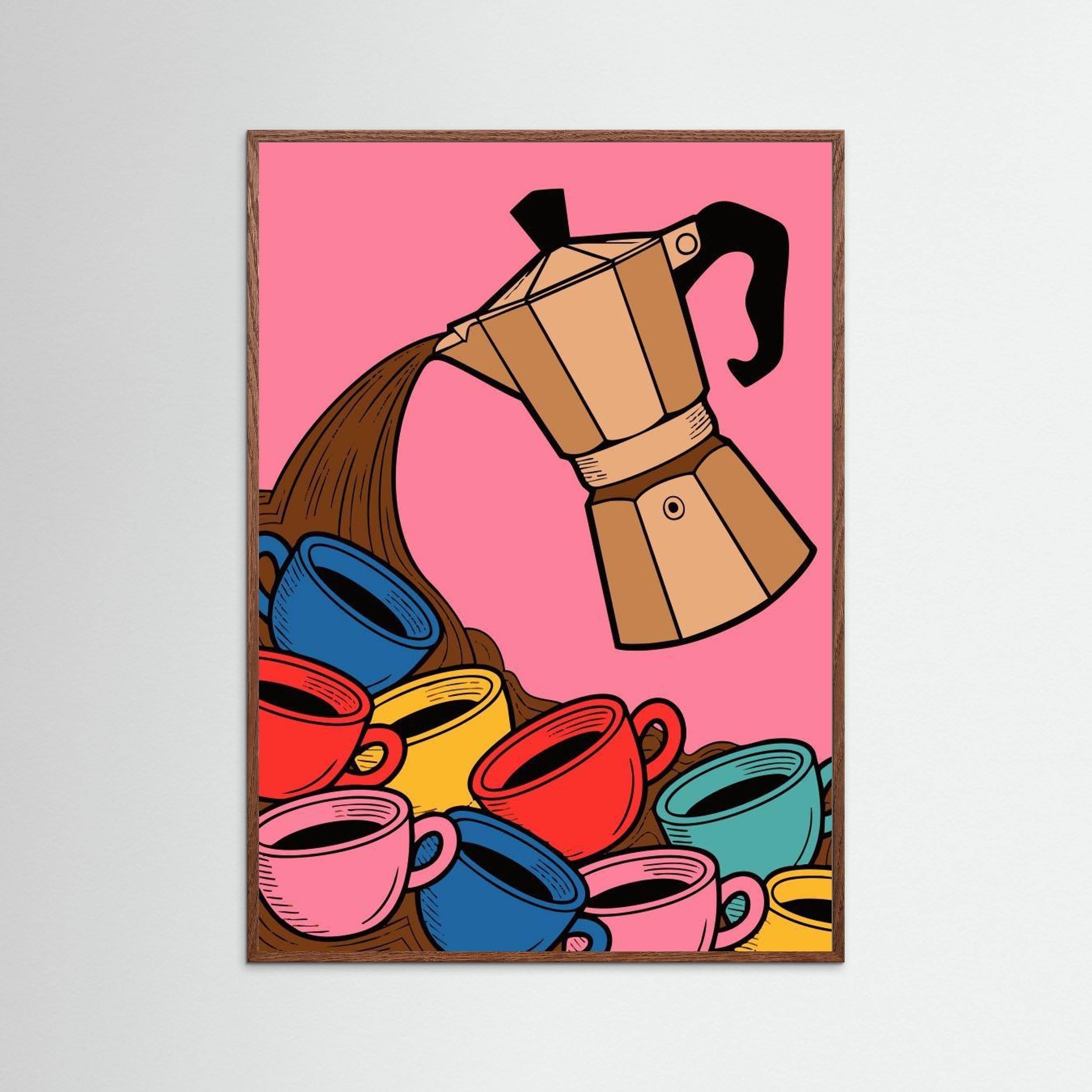 Coffee Mania by Andreas Magnusson - Fine Art Paper Print - dreamtprint.art - 14 x 21 cm / 5 x 8″ (A5)